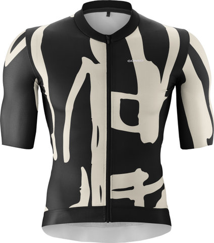 GONSO Road Print S/S Trikot - black chateau gray | M
