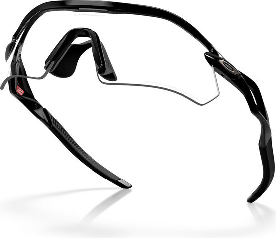 Oakley Radar Plate Sportbrille - polished black/clear to black iridium photochromic