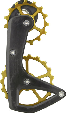 CeramicSpeed Sistema de engranajes OSPW RS 5-Spoke para SRAM RED AXS / Force AXS - gold/15 dientes (rueda guía), 19 dientes (rueda tensora)