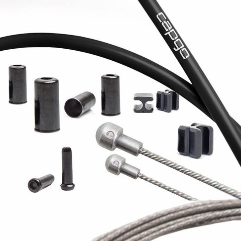 capgo Set de câbles de frein BL pour Shimano/SRAM Route - noir/2000 
