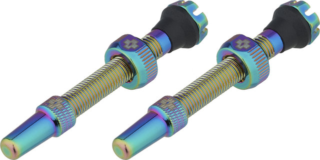 Muc-Off Tubeless Ventile V2 - iridescent/SV 44 mm