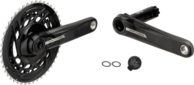 SRAM Juego de Bielas de Carbono Force D2 DUB DM 2x12 - Embalaje de Taller - iridescent | 172,5 mm