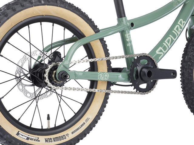 SUPURB BO16 16" Kinderfahrrad - gecko green/16"