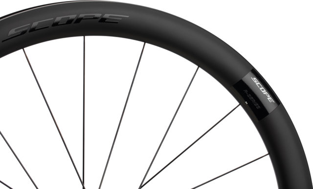Scope Cycling R4 Disc Centre-Lock 28'' Wheelset - black | Shimano Road | 142 mm | 100 mm | 28"
