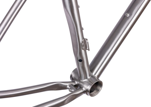 Blackheart Kit de cadre Road Plus Ti - brushed | XXS | 1 1/8" - 1,5" tapered | 51 mm | 0 mm | 28"