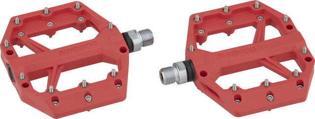 Shimano Pedales de plataforma PD-GR400 - rojo