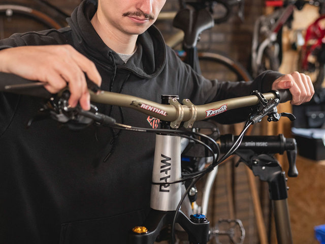 Renthal Fatbar Lite 35 30 mm Riser Lenker - gold/760 mm