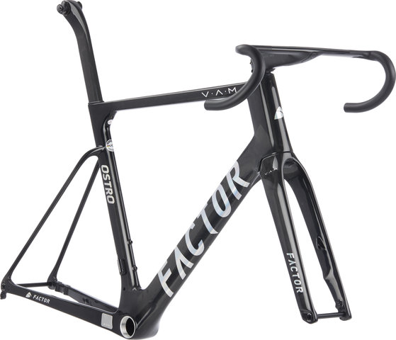 Factor Kit de Cadre en Carbone OSTRO V.A.M. Disc T47a SRAM DUB Modèle 2023 - chrome | 58 cm, 130 mm x 42 cm, SB 25 mm