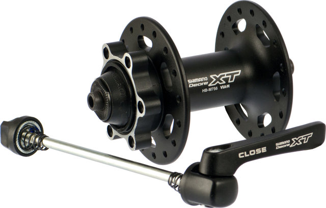Shimano XT VR-Nabe HB-M756 Disc 6-Loch für Schnellspannachse - schwarz/32 Loch