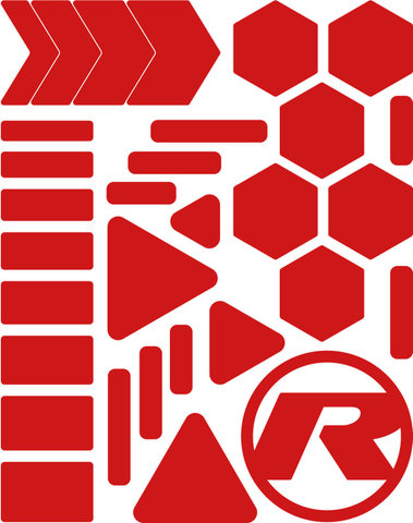 rie:sel design re:flex city Reflektierende Aufkleber - orange