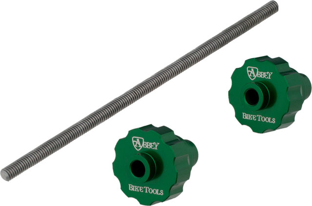Abbey Bike Tools Adaptateur Geiszler pour Centreur - green-silver