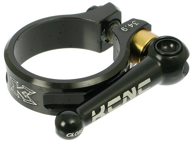 KCNC MTB QR SC10 Seatpost Clamp with Quick Release - black/34.9 mm