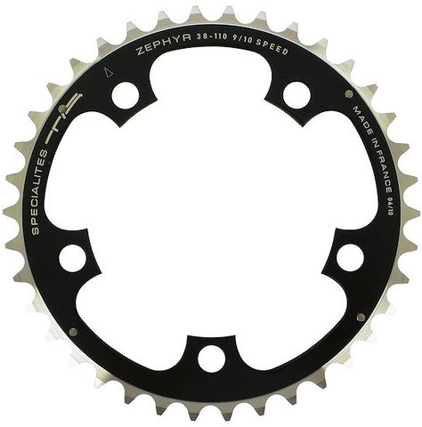 TA Zephyr Chainring, 5-arm, Centre, 110 mm BCD - black/38 tooth