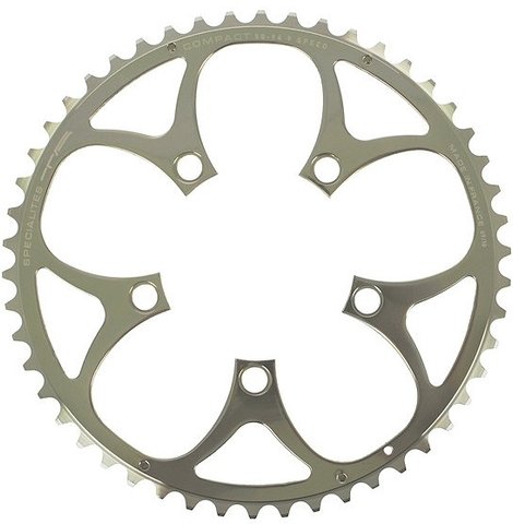 Compact Chainring, 5-arm, 94 mm BCD - silver/50 tooth