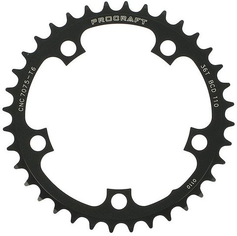 Procraft Compact, 10-speed, 5-arm, 110 mm BCD Chainring - black/36 tooth