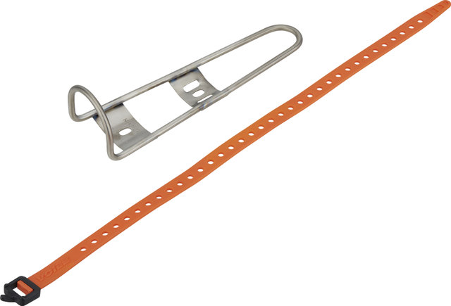 King Cage Portaequipajes de titanio Mini Thing Cage - plata