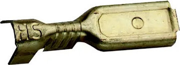 busch+müller Female spade terminal 2.8 x 0.5 mm - 100 pieces - brass