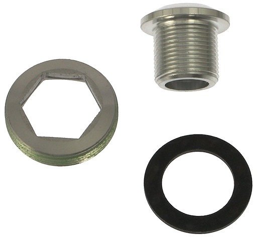 Kurbelschraube M15/M26 mit Abzieher GXP - silber/universal