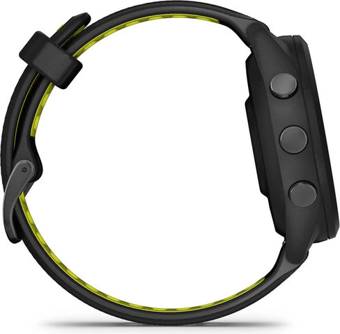 Garmin Forerunner 265S Smartwatch mit Schnellwechsel-Silikon-Armband 18 mm - schwarz