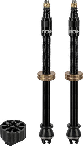 Topeak Tubeless Ventil TurboFlow - black | SV | 80 mm