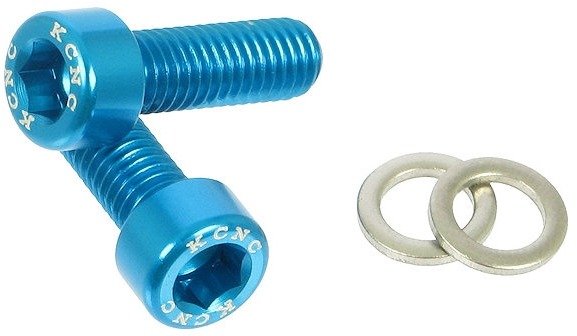 KCNC Vis Hexagonales pour Porte-Bidon - bleu/M5x15