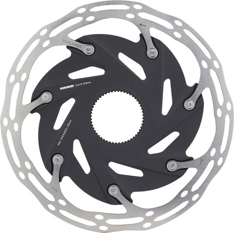 SRAM Disque de Frein Centerline Rounded XR Center Lock 2 Parties - silver-black/160 mm