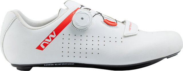 Northwave Zapatillas de ciclismo de ruta Core Plus 2 - white-red fluo/42