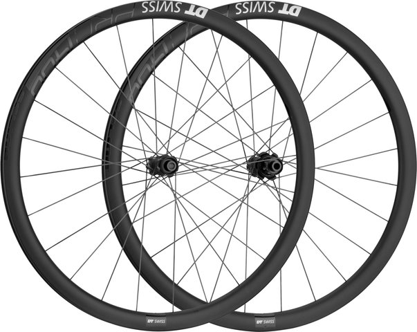 DT Swiss Juego de ruedas PRC 1400 SPLINE 35 Disc Center Lock Carbon 28" - UD Carbon | 142 mm | 100 mm | 28" | Shimano carretera | 100 mm | Shimano carretera | 100 mm | 142 mm