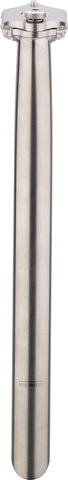 Blackheart Tige de selle en titane - titanium brushed/350 mm/10 mm/31,6 mm