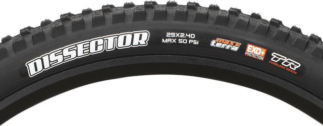 Maxxis cubierta plegable Dissector [Gen.2] WT EXO+ TR MaxxTerra 29'' - negro | 2.4 | 29 | 61-622 | 61 mm