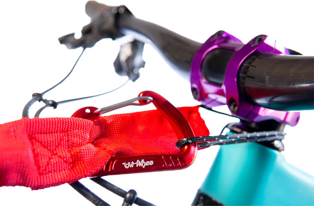 TowWhee Connect Kit Tow Strap for Adults / E-Bike - burgundy