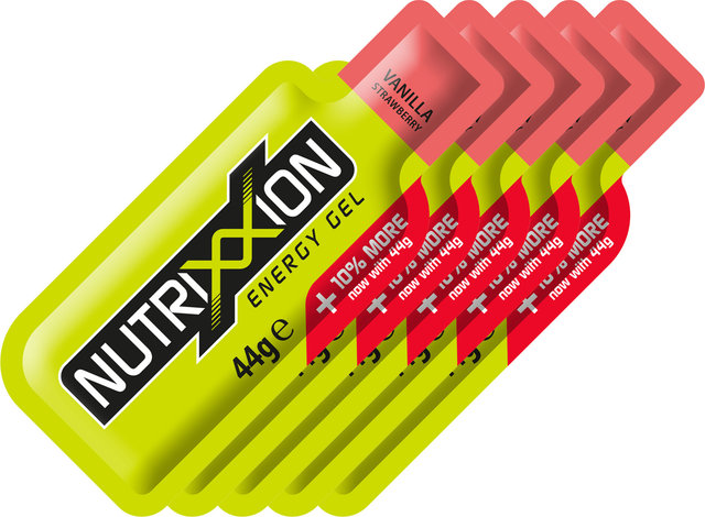 Nutrixxion Gel - 5 pièces - vanilla-strawberry/220 g