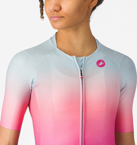 Castelli UPF S/S Trikot Damen - winter sky violet pink | S
