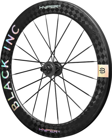 Black Inc Hyper 62 Carbon Disc Center Lock 28'' Laufradsatz - textreme glossy clearcoat | Non Boost | 28" | Non Boost | 100 mm | SRAM XDR | 142 mm