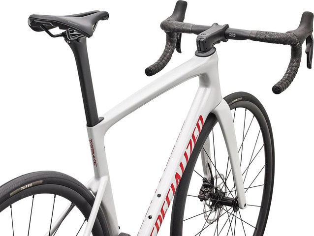 Specialized Tarmac SL9 Comp DI2 28" Carbon Rennrad - gloss dolomite metallic-cayenne metallic | M | 28"