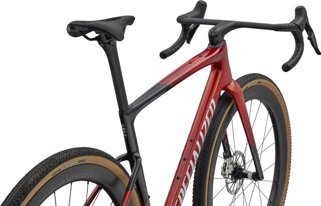 Specialized Vélo de gravel Crux 5 S-Level AXS Carbon 28" - redwood metallic-white | 28" | L | 170,0 mm | 51 mm