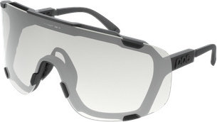 POC Devour Photochromic Sports Glasses - translucent black/clarity photochromic-changeable grey