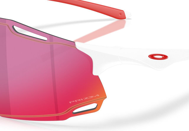 Oakley Cybr Dyno Sportbrille - polished white/prizm road