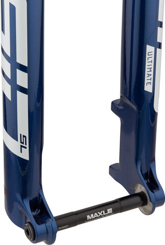 RockShox Fourche à Suspension SID SL Ultimate Race Day 2 2P DebonAir Boost 29" - sid blue crush-gloss/Axe Traversant 15 mm/100 /44 /1 1/8" - 1,5" tapered/29"/110 mm