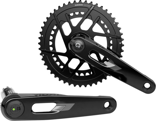 SRAM Rival E1 DUB DM 2x12-fach Powermeter Kurbelgarnitur - black/172,5 mm 35-48