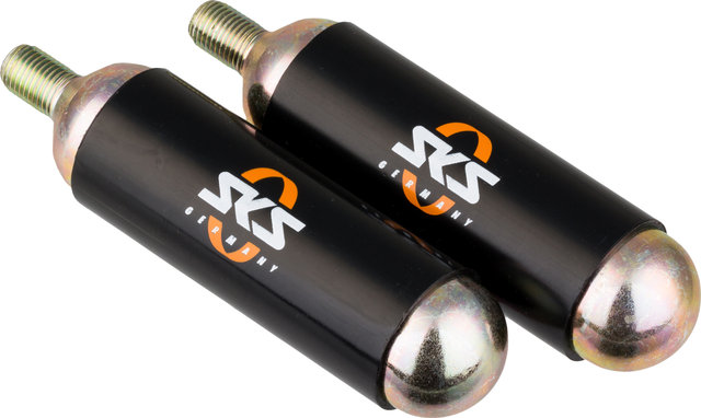 SKS Cartuchos CO2 de repuesto con rosca 24 g - 2 piezas - universal