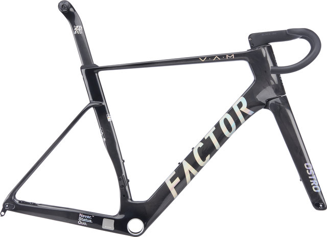 Factor OSTRO V.A.M Disc T47a Shimano Brillant Carbone Brut Kit de Cadre - -/-