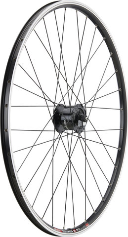 bc basic Urban Deore V-Brake - DT Swiss 535 28" Dynamo Wheel - schwarz | 100 mm | front wheel only | Non Boost | front wheel only | 28"