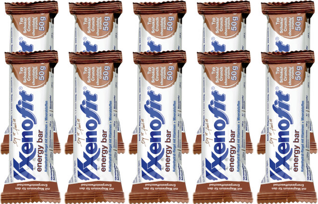 Xenofit barra energética Energieriegel - 10 piezas - chocolate crunch