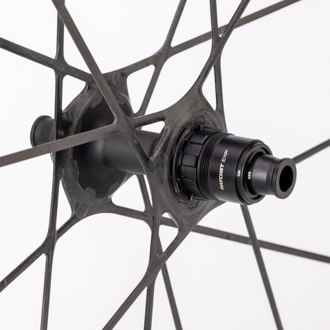 Syncros Rueda Capital SL Aero 80 Carbon Disc Center Lock 28" - black mate | 28" | 142 mm | Non Boost | Shimano carretera | sólo rueda trasera | sólo rueda trasera