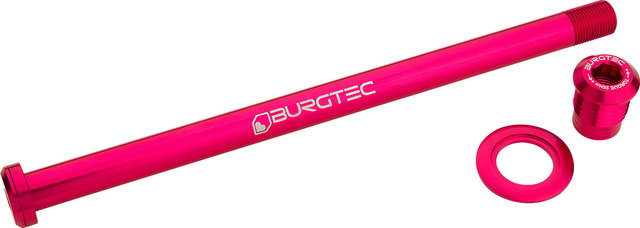 Burgtec Eje pasante trasero para Trek Session - toxic barbie pink/157 mm