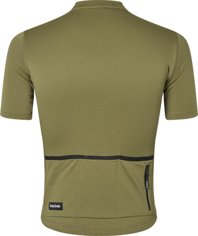 GripGrab EXPLR Merinotech S/S Trikot - olive green/L
