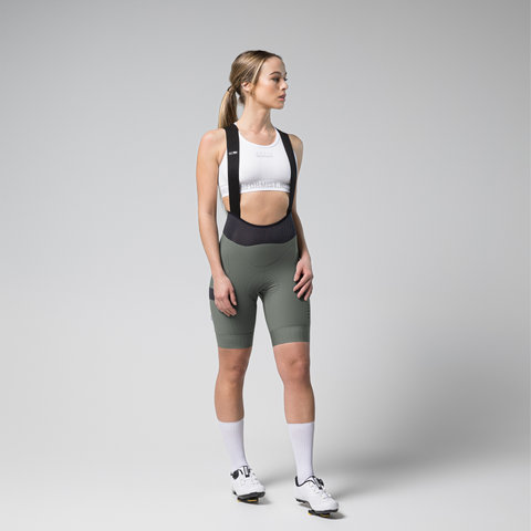 GOBIK Cuissard à bretelles pour dames Grit 2.0 K9 Bib Shorts - evergreen/S
