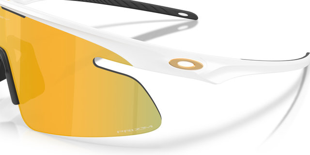 Oakley RSLV Lite Sports Glasses - matte white | prizm 24k
