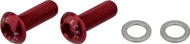 KCNC Tornillos de portabidones Torx - red/T25